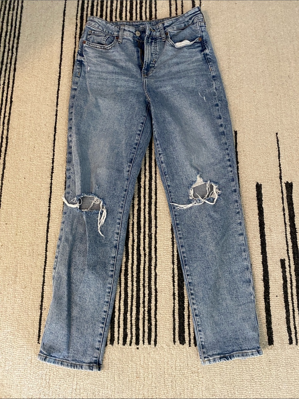 Old Navy Light Blue Straight Leg Jeans